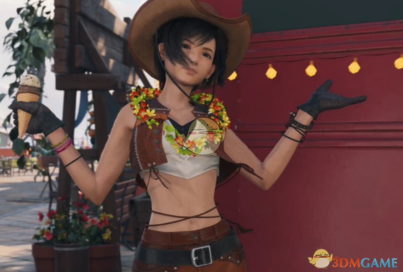 《最终幻想7:重生》西部女牛仔尤菲MOD_wishdown.com 《最终幻想7:重生》西部女牛仔尤菲MOD_wishdown.com