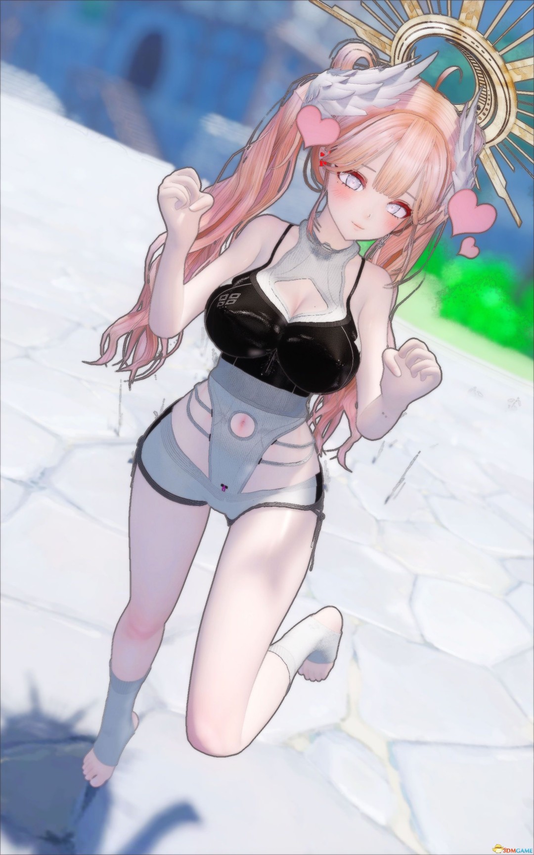 《上古卷轴5:天际重制版》天使承诺紧身衣MOD_wishdown.com 《上古卷轴5:天际重制版》天使承诺紧身衣MOD_wishdown.com