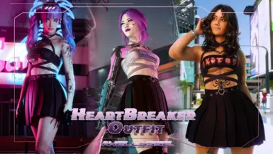 《赛博朋克2077》心碎者服装MOD_wishdown.com 《赛博朋克2077》心碎者服装MOD_wishdown.com