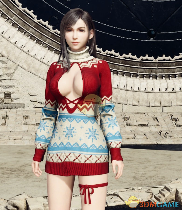 《最终幻想7:重生》蒂法的圣诞温床套装MOD_wishdown.com 《最终幻想7:重生》蒂法的圣诞温床套装MOD_wishdown.com