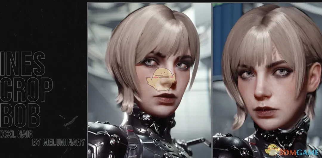 《赛博朋克2077》第一后裔伊内兹时尚短发MOD_wishdown.com 《赛博朋克2077》第一后裔伊内兹时尚短发MOD_wishdown.com