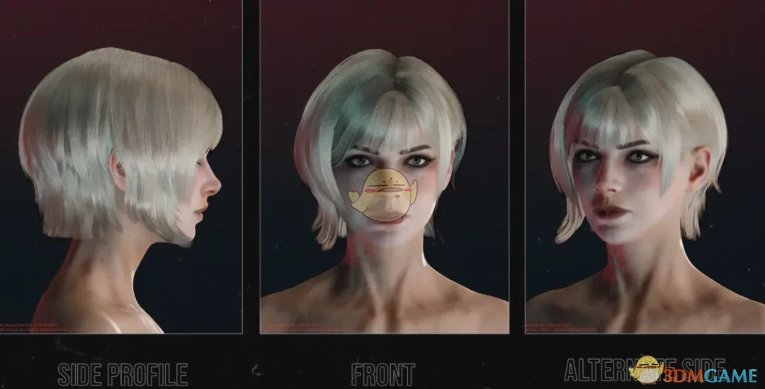 《赛博朋克2077》第一后裔伊内兹时尚短发MOD_wishdown.com 《赛博朋克2077》第一后裔伊内兹时尚短发MOD_wishdown.com