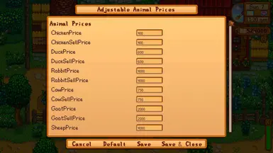 《星露谷物语》可调动物价格MOD_wishdown.com 《星露谷物语》可调动物价格MOD_wishdown.com