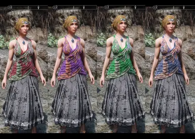 《上古卷轴5:天际重制版》女性披裙外观MOD_wishdown.com 《上古卷轴5:天际重制版》女性披裙外观MOD_wishdown.com