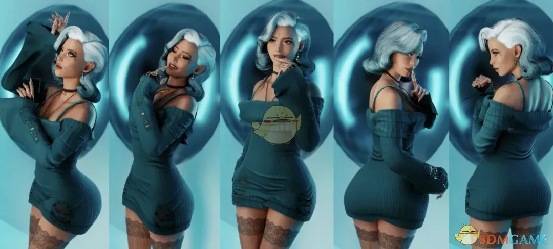 《赛博朋克2077》蛛网毛衣裙MOD_wishdown.com 《赛博朋克2077》蛛网毛衣裙MOD_wishdown.com