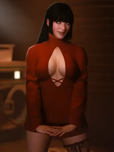 《赛博朋克2077》舒适冬季装扮MOD_wishdown.com 《赛博朋克2077》舒适冬季装扮MOD_wishdown.com