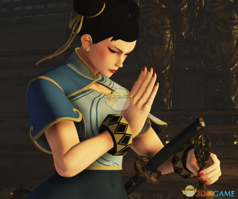 《只狼:影逝二度》街头霸王6春丽替换狼MOD_wishdown.com 《只狼:影逝二度》街头霸王6春丽替换狼MOD_wishdown.com