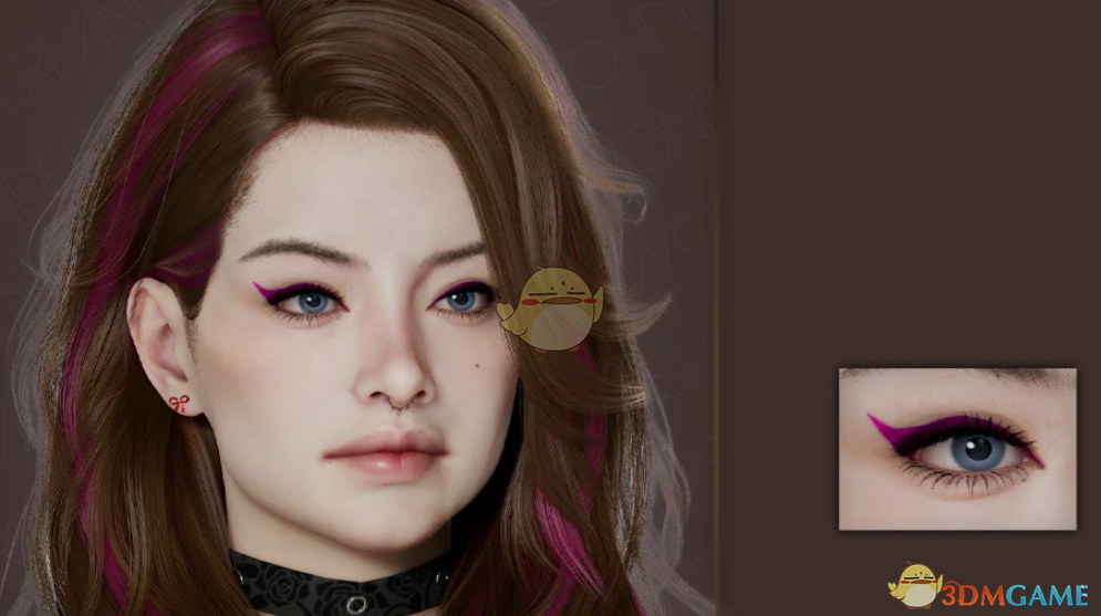 《InZOI》翼状眼线MOD_wishdown.com 《InZOI》翼状眼线MOD_wishdown.com