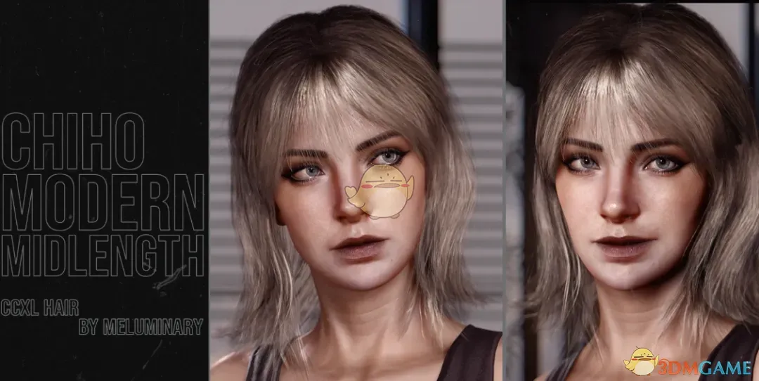 《赛博朋克2077》柔顺中长发MOD_wishdown.com 《赛博朋克2077》柔顺中长发MOD_wishdown.com