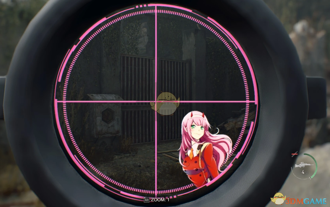 《生化危机4:重制版》DARLING零二瞄准镜MOD_wishdown.com 《生化危机4:重制版》DARLING零二瞄准镜MOD_wishdown.com