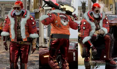 《赛博朋克2077》V字圣诞节夹克MOD_wishdown.com 《赛博朋克2077》V字圣诞节夹克MOD_wishdown.com