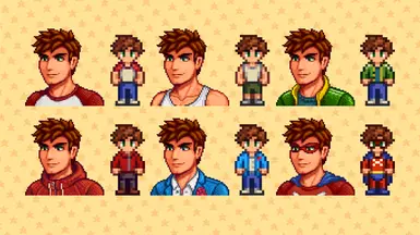 《星露谷物语》亚历克斯季节性服装MOD_wishdown.com 《星露谷物语》亚历克斯季节性服装MOD_wishdown.com