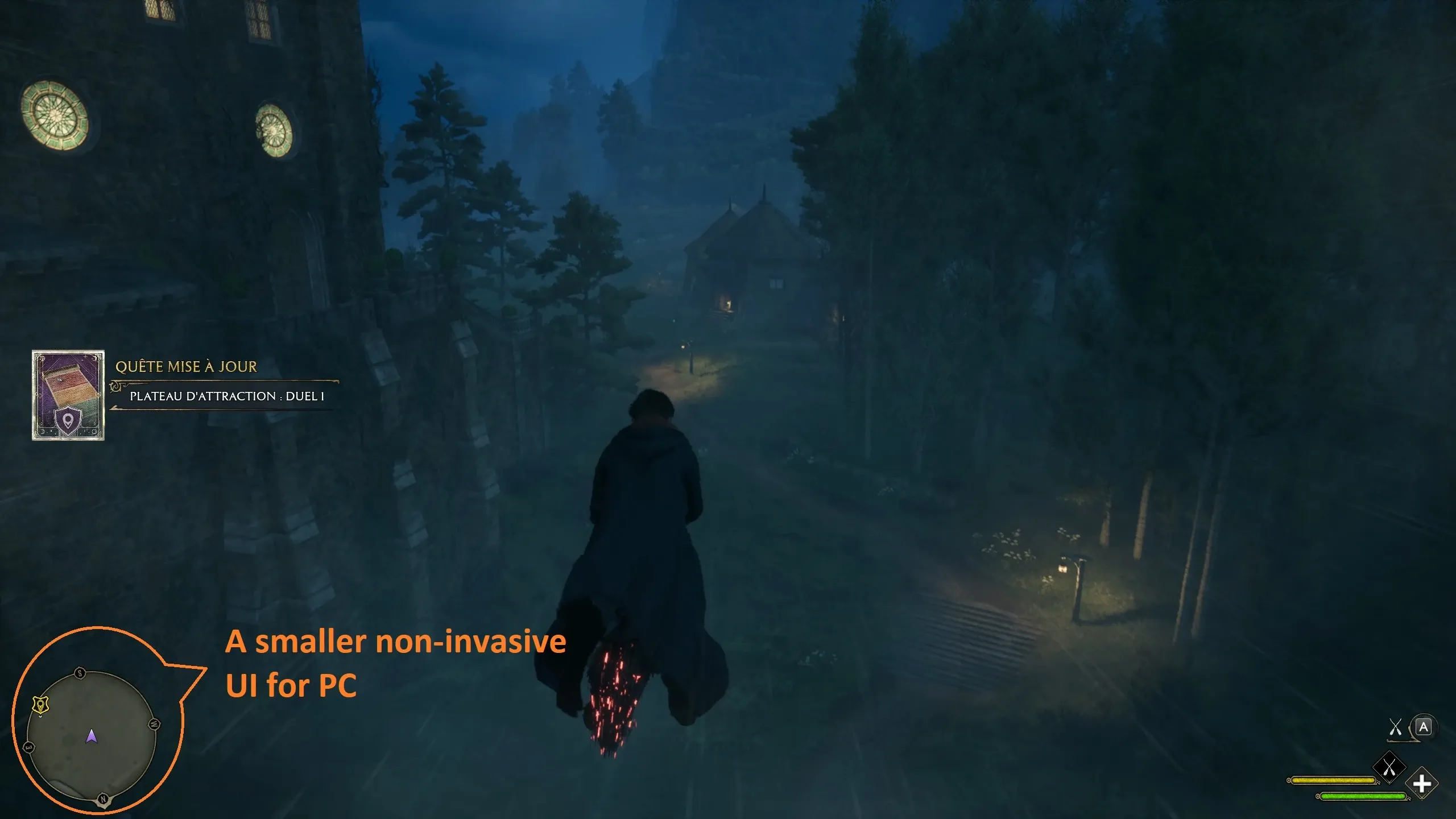 《霍格沃茨之遗》更小用户界面MOD_wishdown.com 《霍格沃茨之遗》更小用户界面MOD_wishdown.com