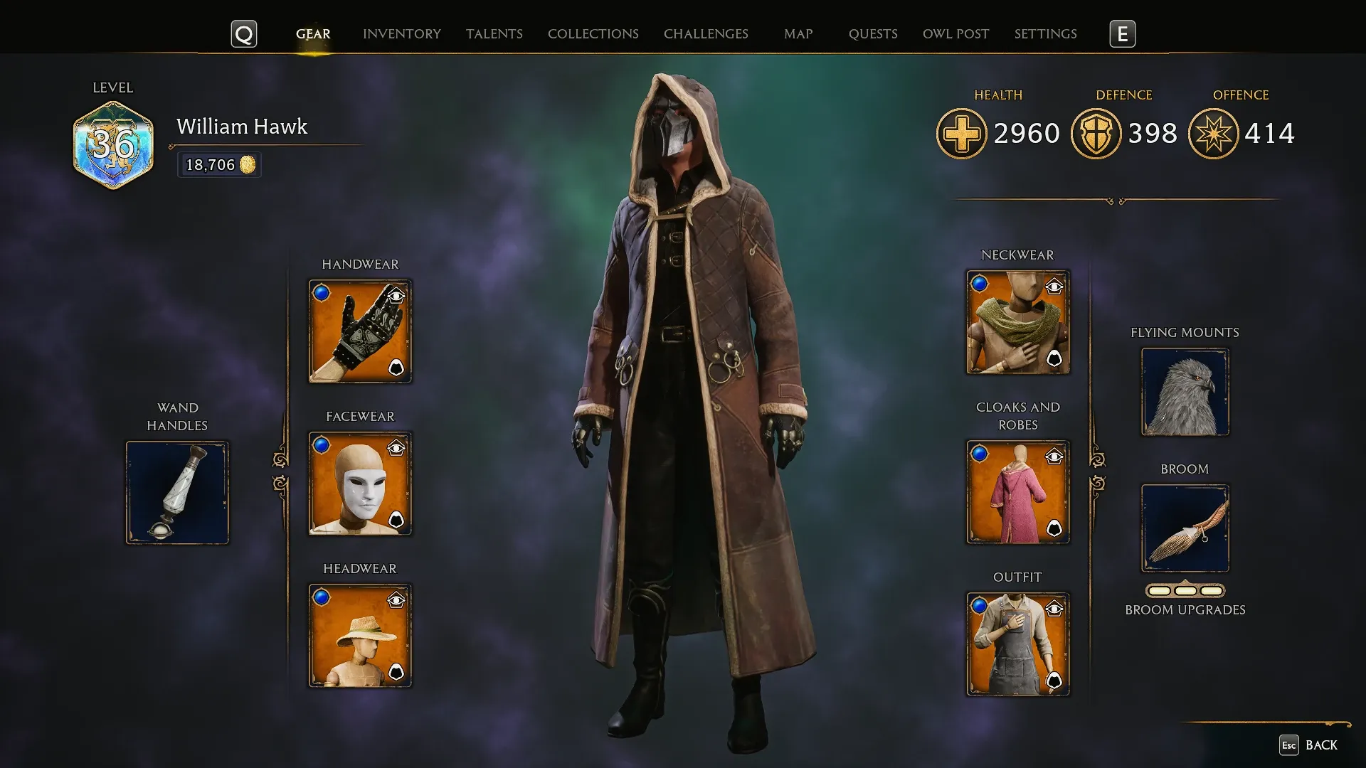 《霍格沃茨之遗》黑色野兽长袍MOD_wishdown.com 《霍格沃茨之遗》黑色野兽长袍MOD_wishdown.com