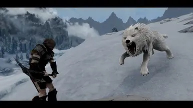 《上古卷轴5:天际重制版》凶巨狼MOD_wishdown.com 《上古卷轴5:天际重制版》凶巨狼MOD_wishdown.com