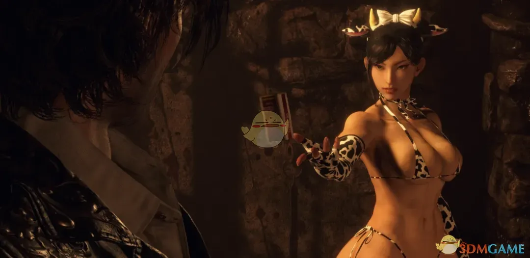 《生化危机4:重制版》奶牛比基尼春丽替换艾达MOD_wishdown.com 《生化危机4:重制版》奶牛比基尼春丽替换艾达MOD_wishdown.com