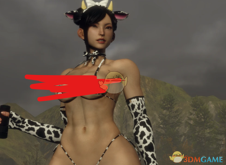 《生化危机4:重制版》奶牛比基尼春丽替换艾达MOD_wishdown.com 《生化危机4:重制版》奶牛比基尼春丽替换艾达MOD_wishdown.com