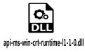 api-ms-win-crt-runtime-l1-1-0.dll  32/64λ