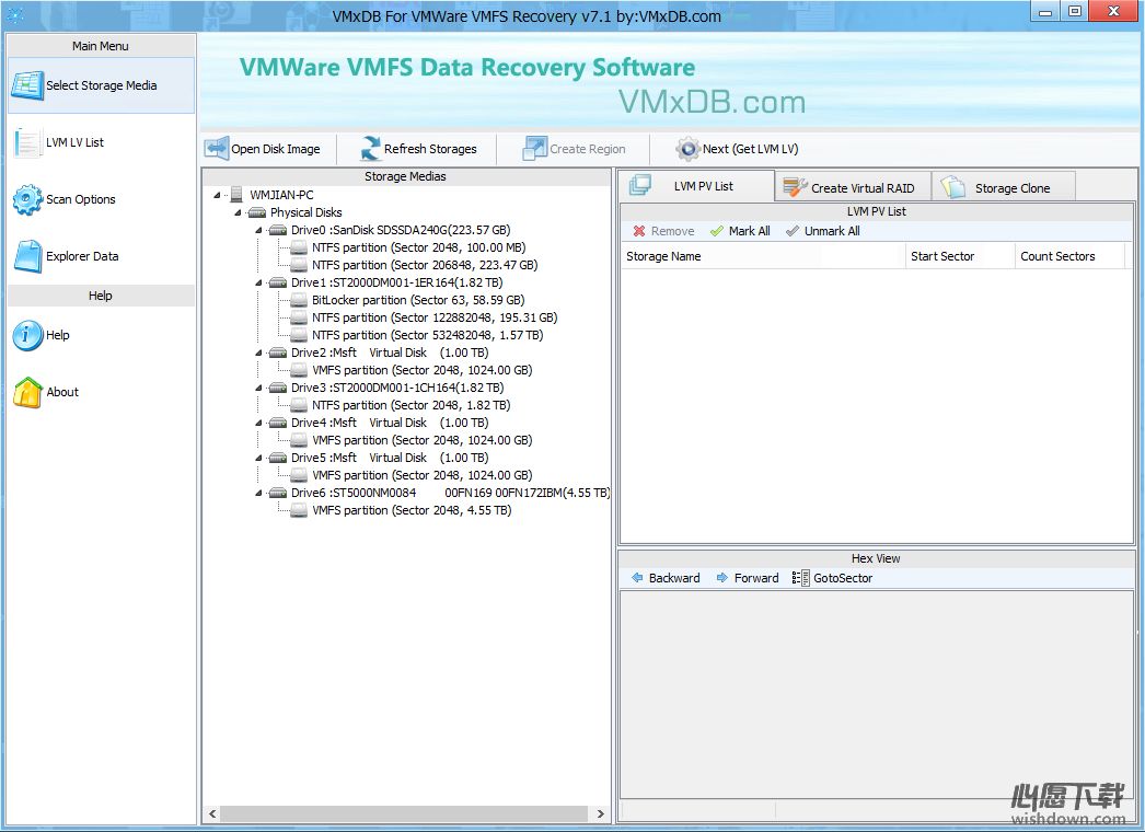 VMxDB For VMWare VMFS Recovery_VMFSݻָ v7.1 ٷ