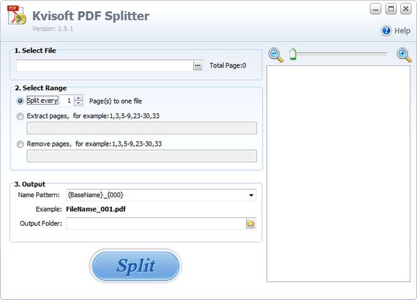 Kvisoft PDF Splitter(PDFָ) v1.5.1ٷ