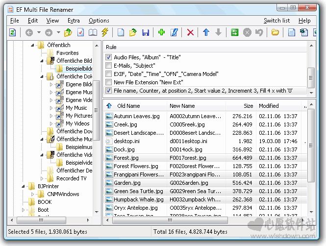 EF Multi File Renamer (ļ) v18.10 ɫ