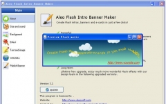 Aleo Flash Intro and Banner Maker(ƺ) v4.0.0.0 ɫر