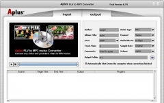 Aplus FLV to MP3(flvתmp3) v13.89 Ѱ