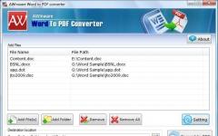 AWinware Word to PDF Converter_WordתPDFת V1.0.1.4 Ѱ
