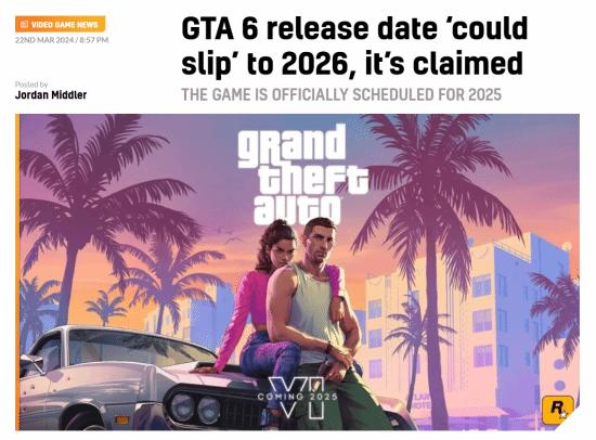 ȲԤڣءGTA6ܻ2026귢