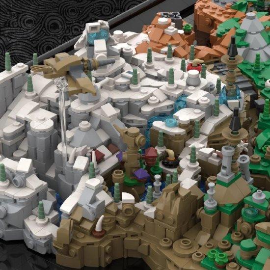 乐高大神!玩家用乐高积木自制《旷野之息》世界地图_wishdown.com 乐高大神!玩家用乐高积木自制《旷野之息》世界地图_wishdown.com