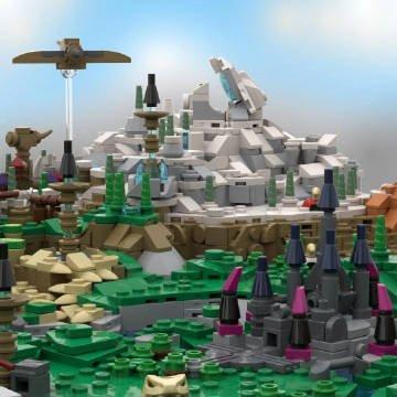 乐高大神!玩家用乐高积木自制《旷野之息》世界地图_wishdown.com 乐高大神!玩家用乐高积木自制《旷野之息》世界地图_wishdown.com