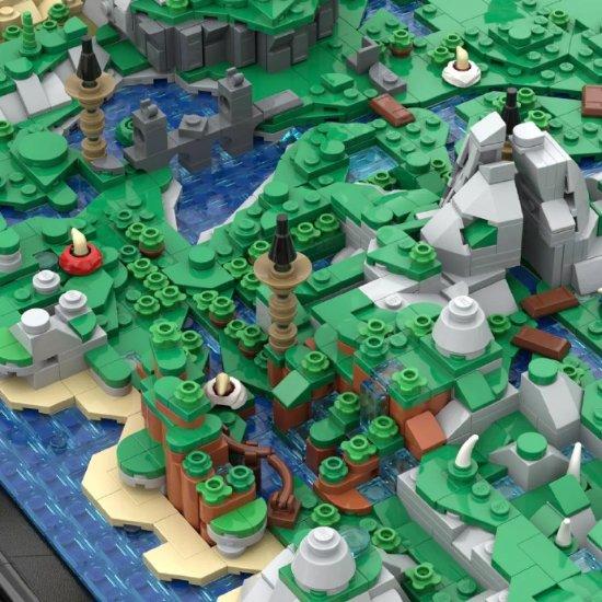 乐高大神!玩家用乐高积木自制《旷野之息》世界地图_wishdown.com 乐高大神!玩家用乐高积木自制《旷野之息》世界地图_wishdown.com