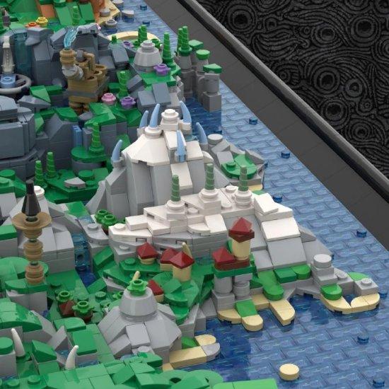 乐高大神!玩家用乐高积木自制《旷野之息》世界地图_wishdown.com 乐高大神!玩家用乐高积木自制《旷野之息》世界地图_wishdown.com
