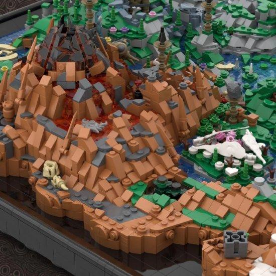 乐高大神!玩家用乐高积木自制《旷野之息》世界地图_wishdown.com 乐高大神!玩家用乐高积木自制《旷野之息》世界地图_wishdown.com