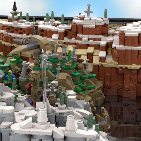 乐高大神!玩家用乐高积木自制《旷野之息》世界地图_wishdown.com 乐高大神!玩家用乐高积木自制《旷野之息》世界地图_wishdown.com