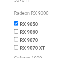 żԿƷվعAMD RX 9050