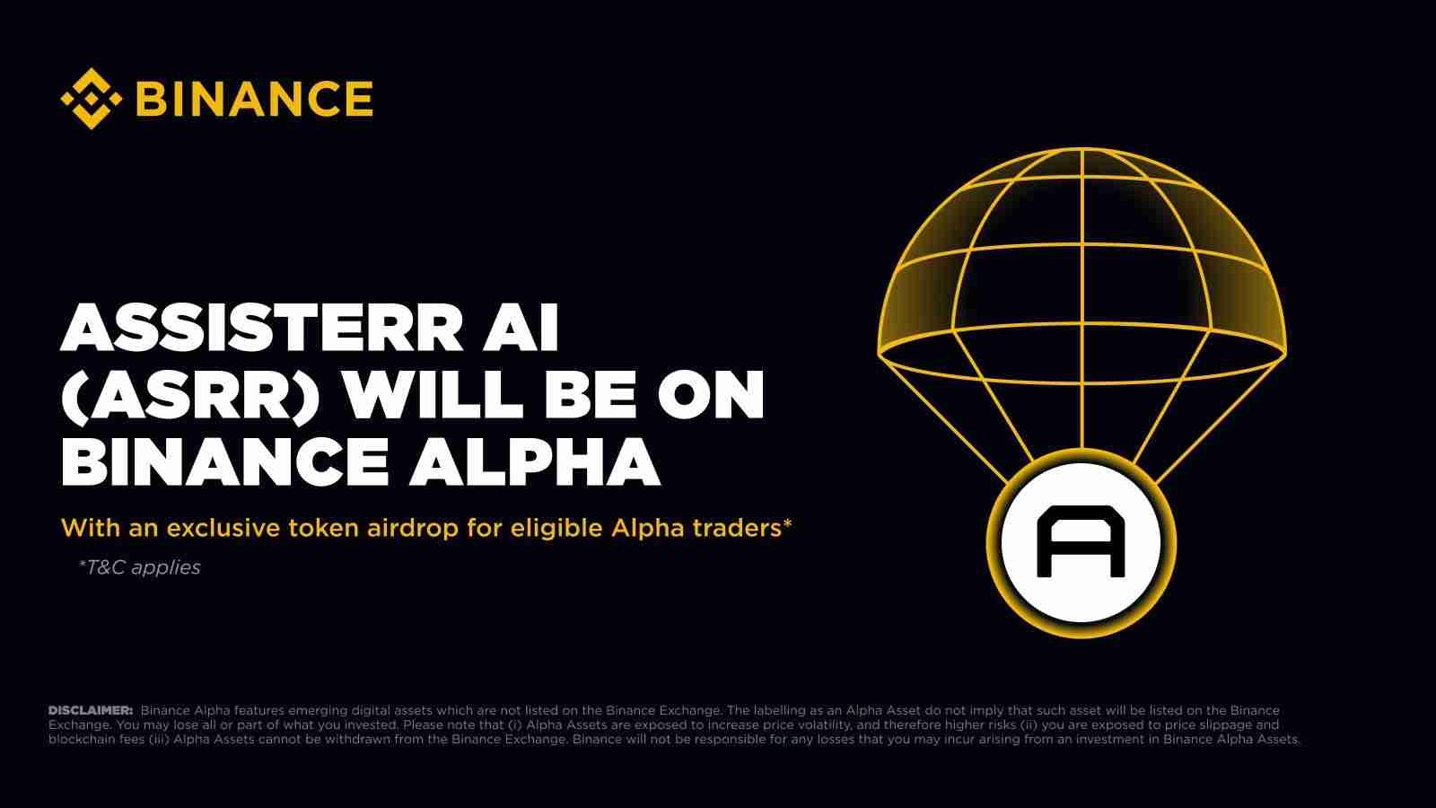 Binance AlphaصĿAssisterrASRRAIķɢƽ̨