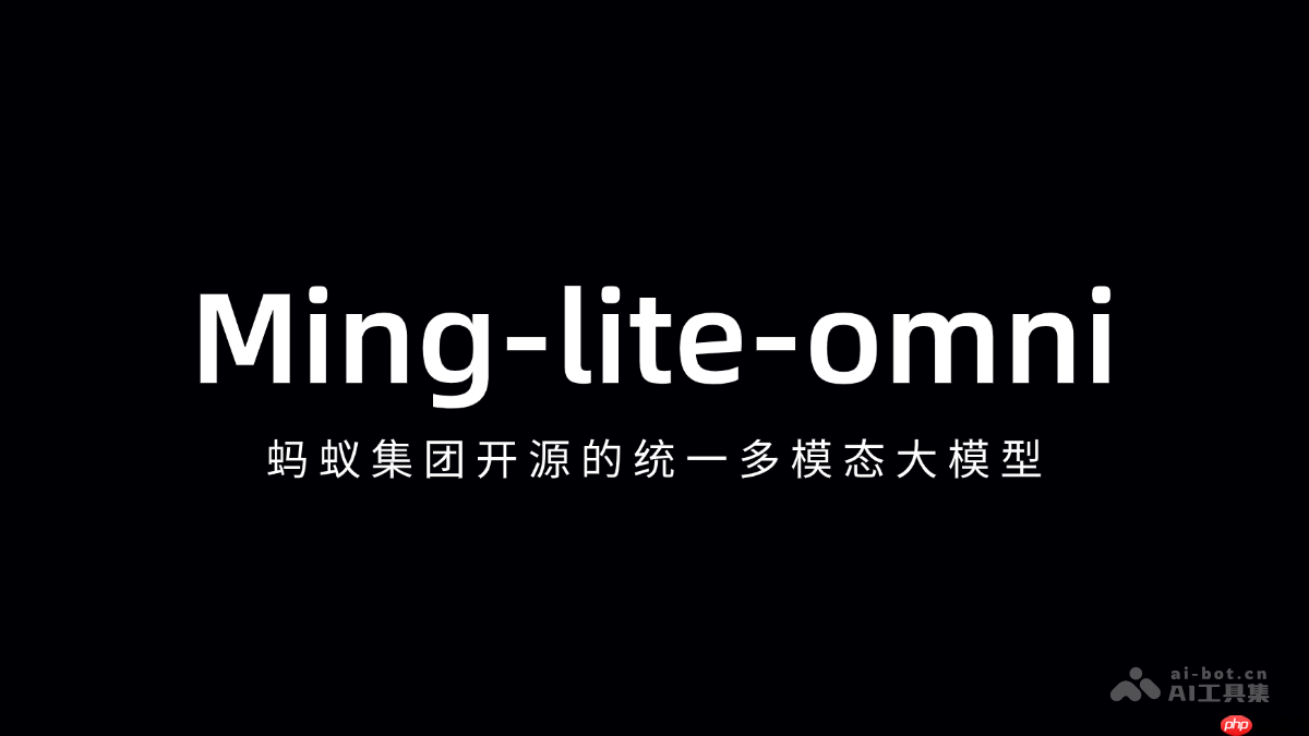 Ming-lite-omni ϼſԴͳһģ̬ģ