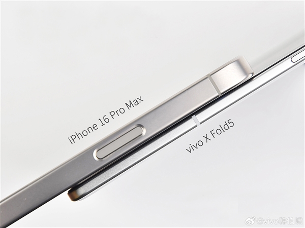 vivo X Fold5ճ¯۵̬ȽӽiPhone 16 Pro Max
