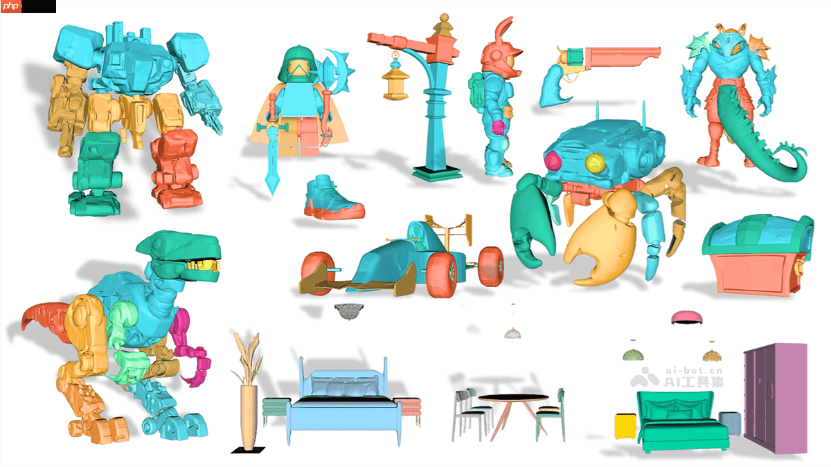 PartCrafter AI 3Dģֶ֧ͣಿ