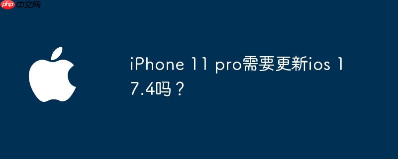 iPhone 11 proҪios 17.4