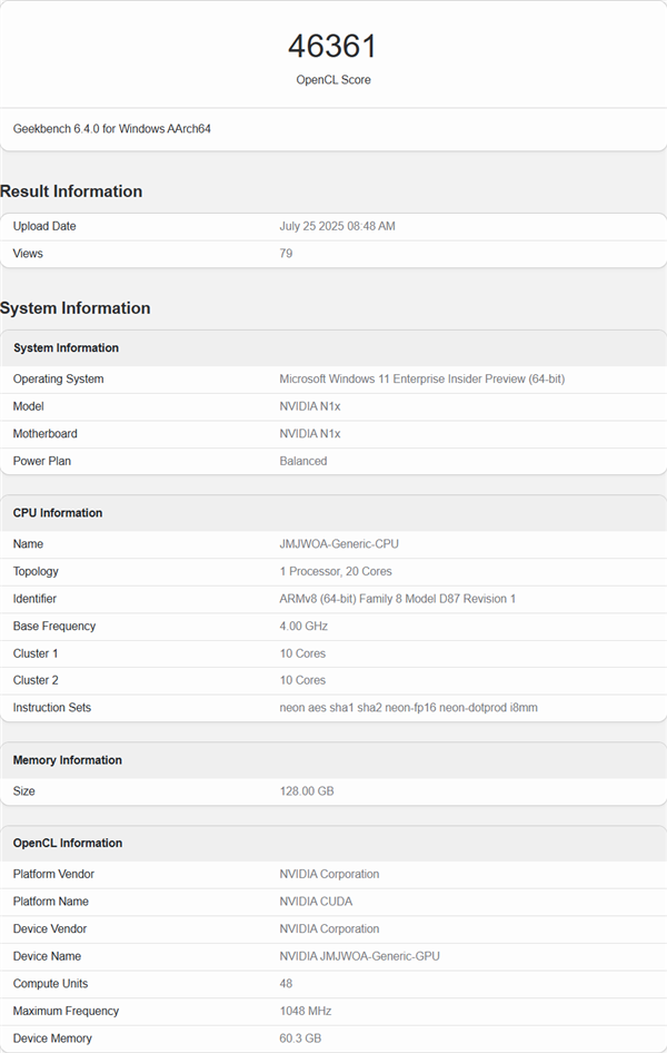 NVIDIA N1XGPUܷع⣺RTX 5070ͬ