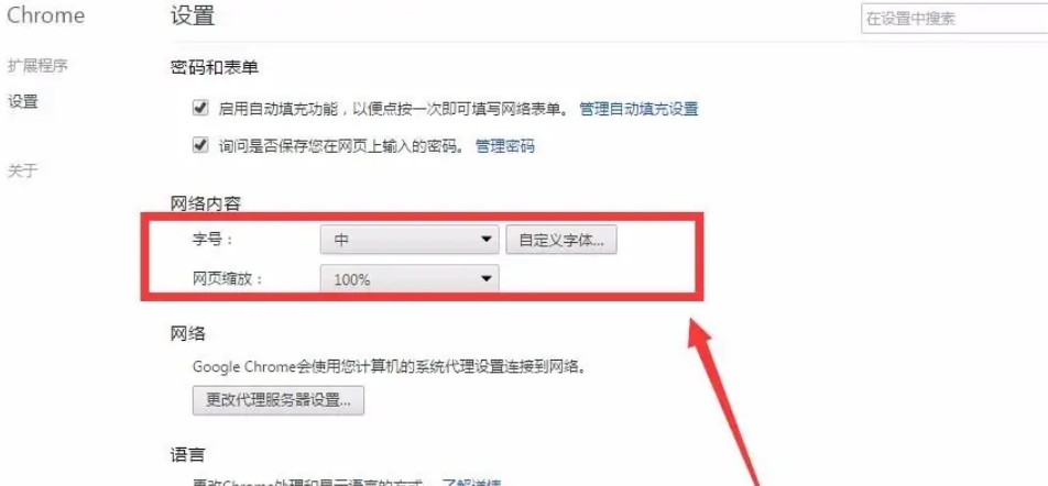 Google浏览器怎么更改字体_wishdown.com Google浏览器怎么更改字体_wishdown.com