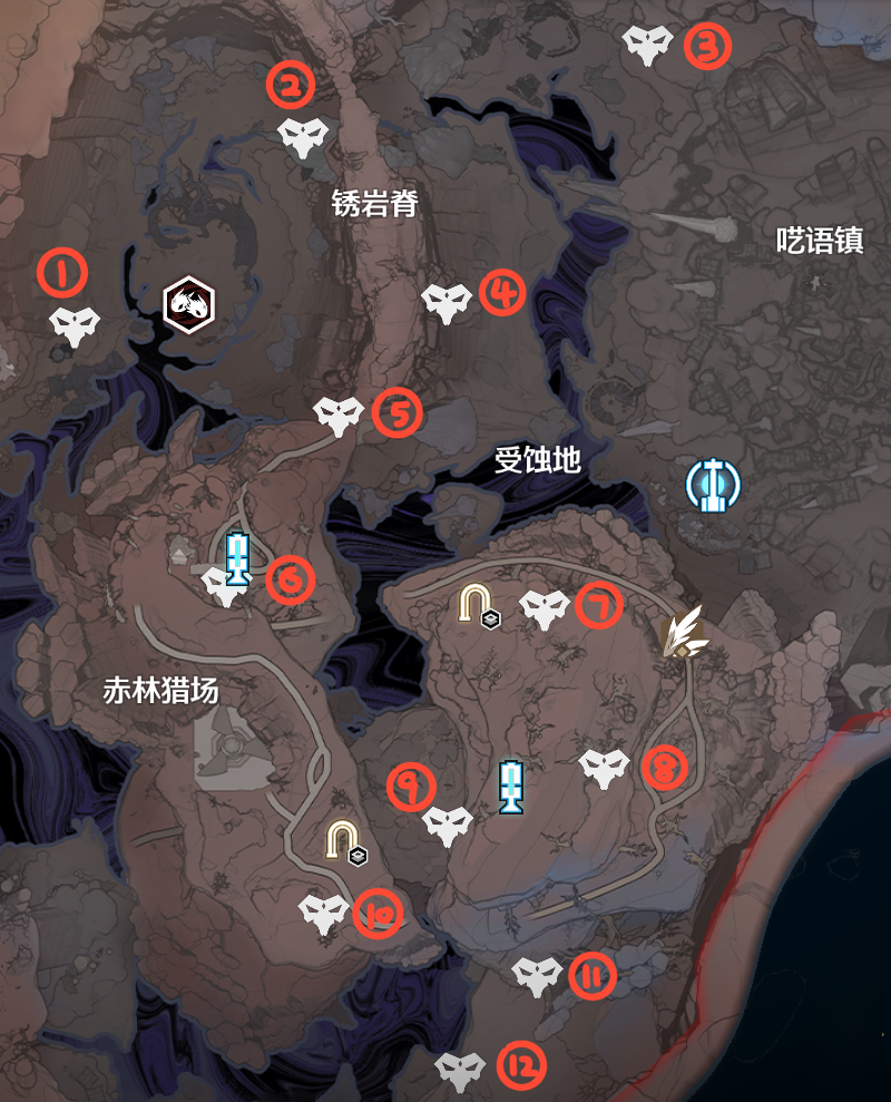 《鸣潮》呜獭獭宝箱位置分布_wishdown.com 《鸣潮》呜獭獭宝箱位置分布_wishdown.com