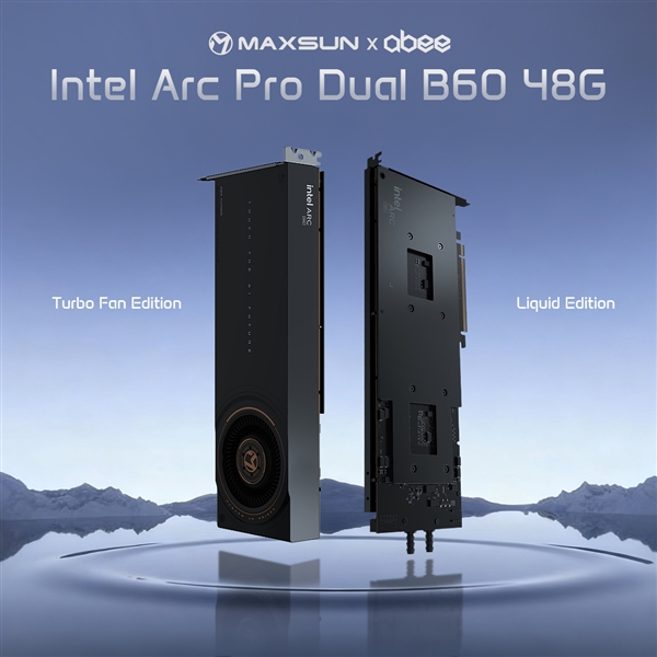 uˮIntelPro Dual B60רҵԿ˫GPU 48GBԴ Ȼ