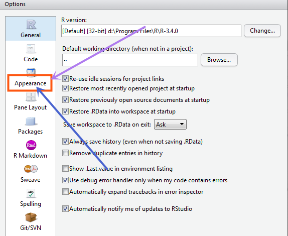 RStudio怎么设置字体和背景_wishdown.com RStudio怎么设置字体和背景_wishdown.com