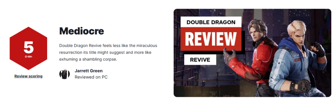 《双截龙再临》 IGN5分:不是复活而是行尸走肉!_wishdown.com 《双截龙再临》 IGN5分:不是复活而是行尸走肉!_wishdown.com