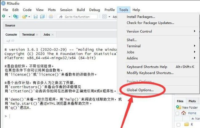 RStudio怎么设置R语言package包CRAN更新安装源_wishdown.com RStudio怎么设置R语言package包CRAN更新安装源_wishdown.com