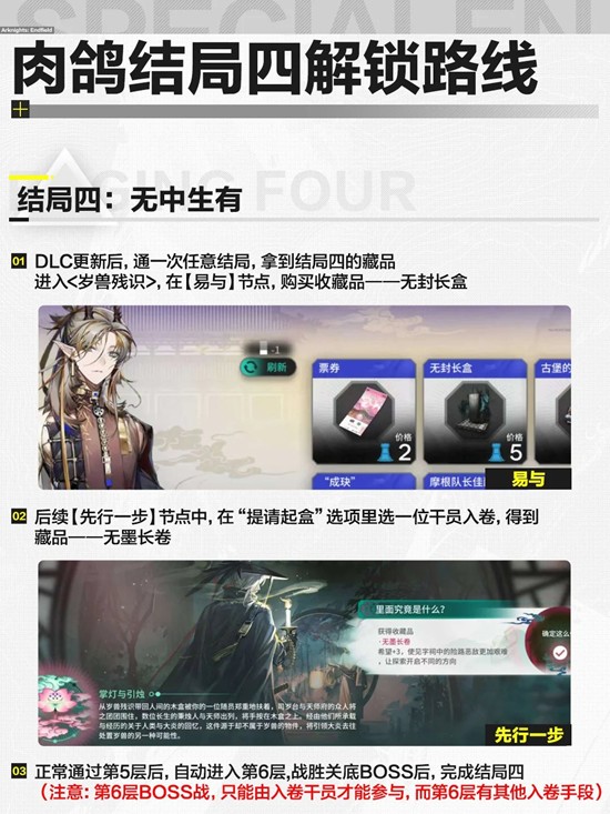 明日方舟界园肉鸽第四结局