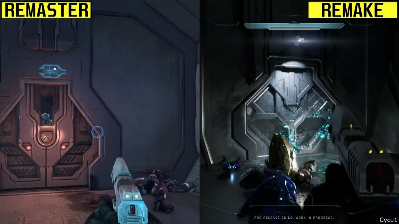 开山之作焕新:《光环:战斗进化》重制版对比视频曝光,虚幻引擎 5 加持_wishdown.com 开山之作焕新:《光环:战斗进化》重制版对比视频曝光,虚幻引擎 5 加持_wishdown.com